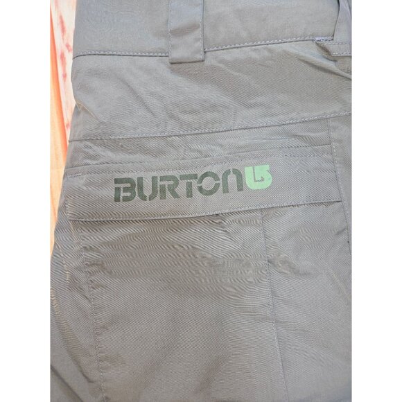 Burton Mens Gray Snow Pants Medium Waterproof Nylon - Picture 6 of 12